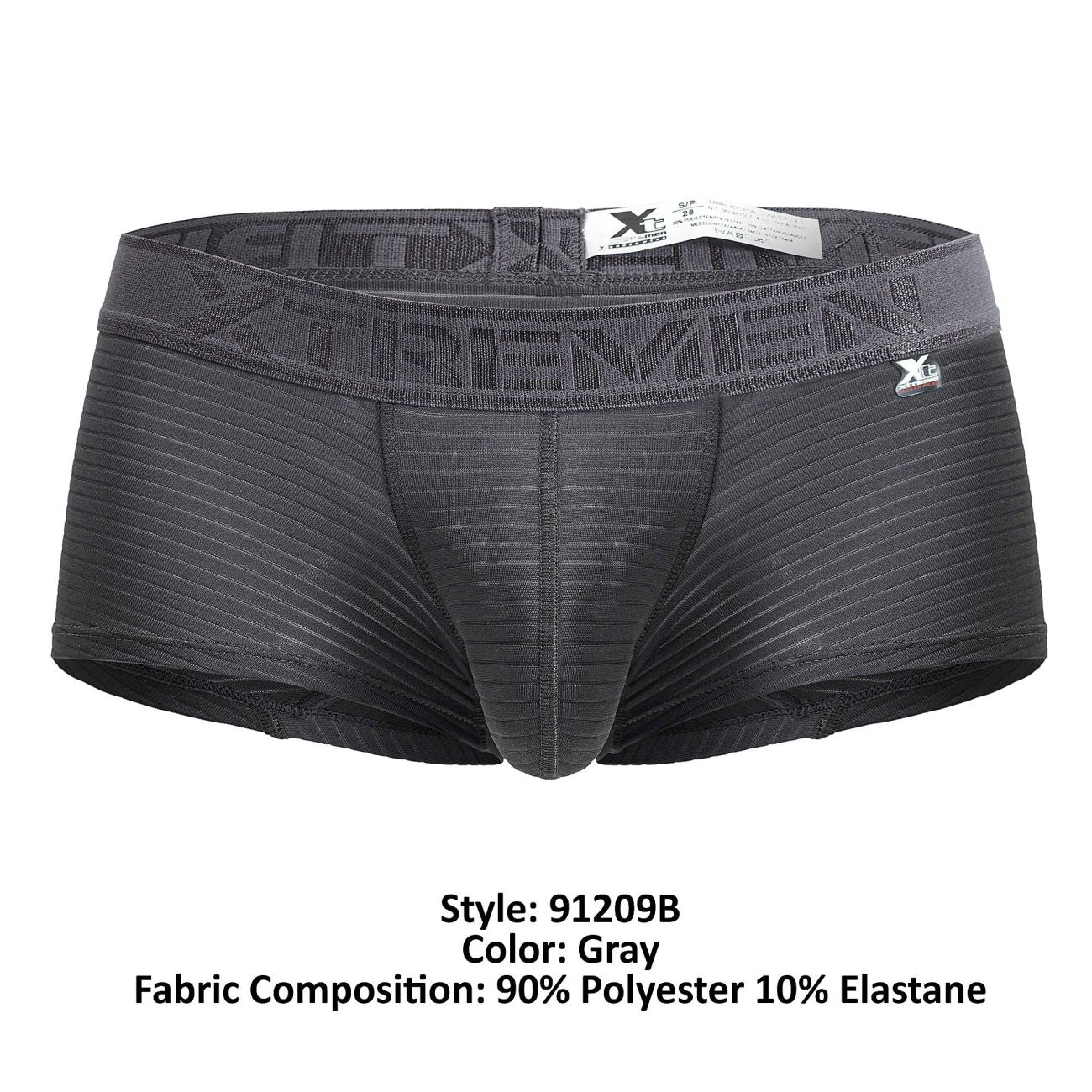 Xtremen 91209B Mikrofaser-Badehose, Farbe Grau