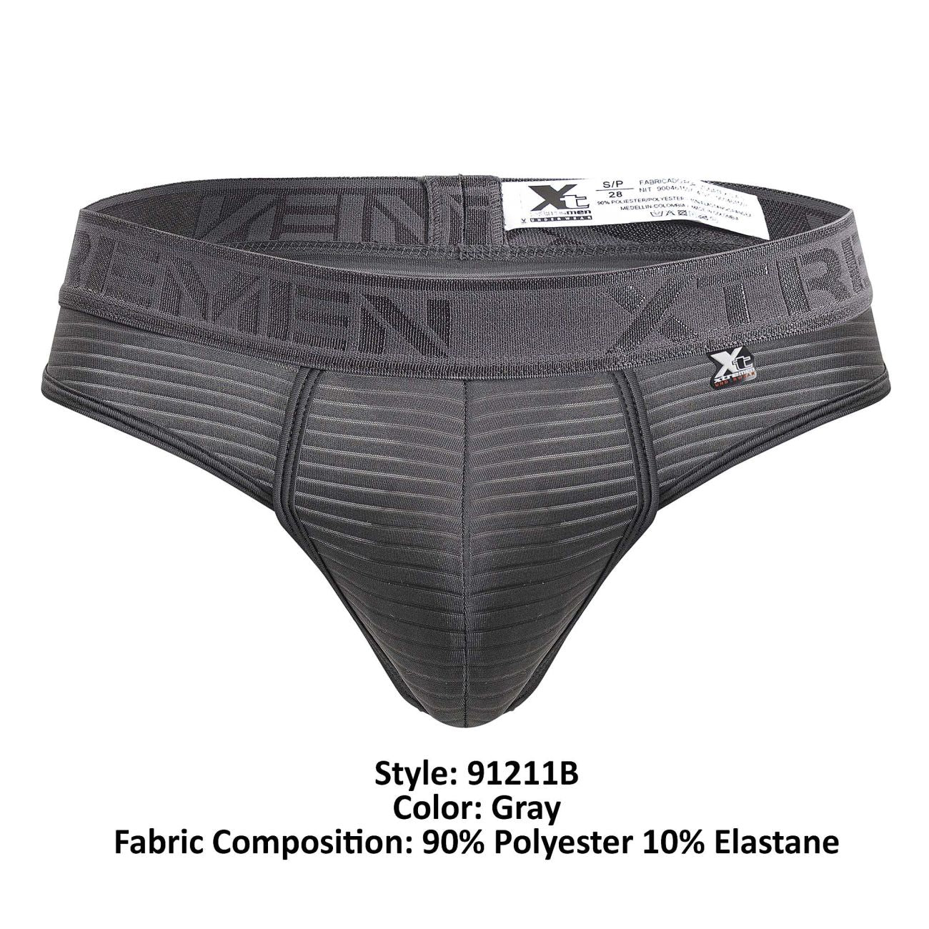 Xtremen 91211B Mikrofaser-Strings Farbe Grau