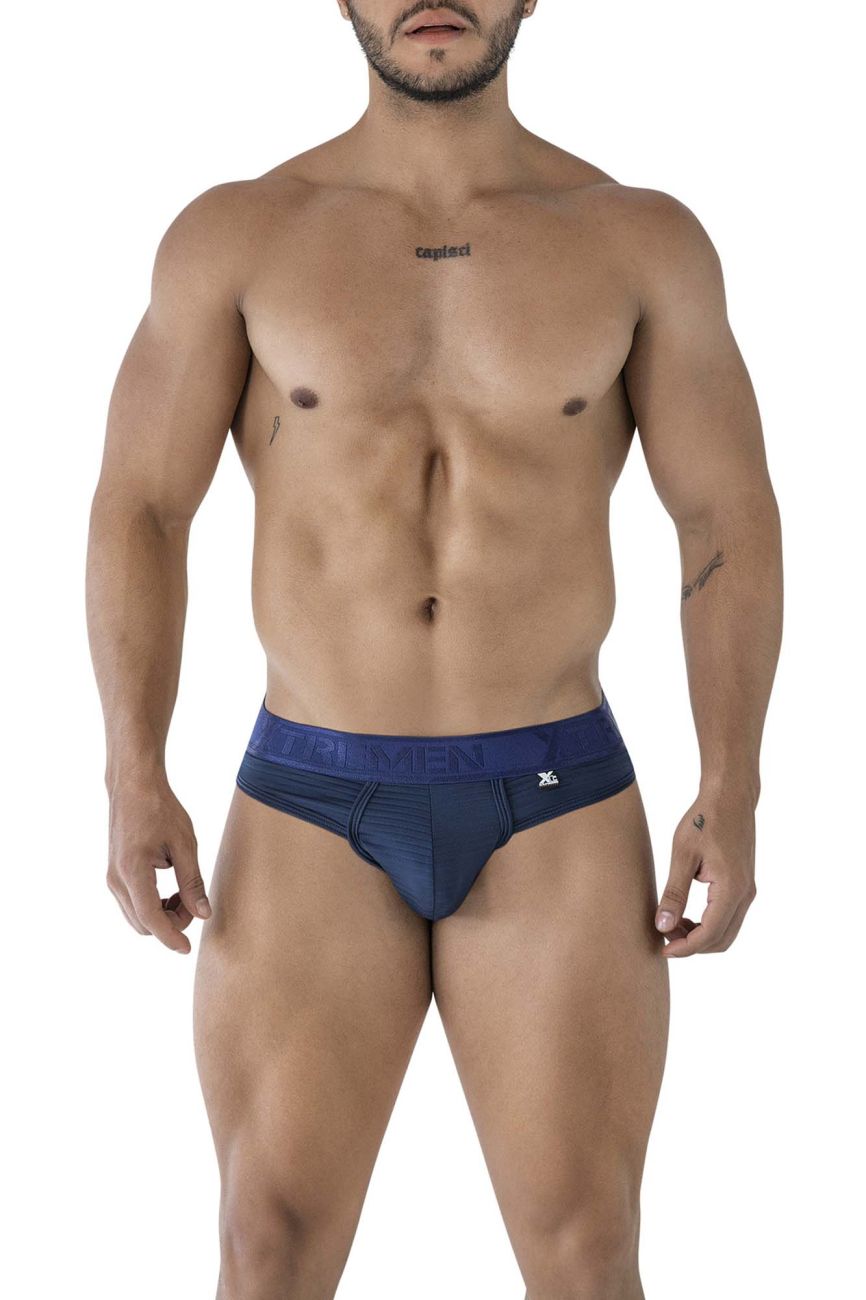 Xtremen 91211B Mikrofaser-Strings, Farbe Marineblau