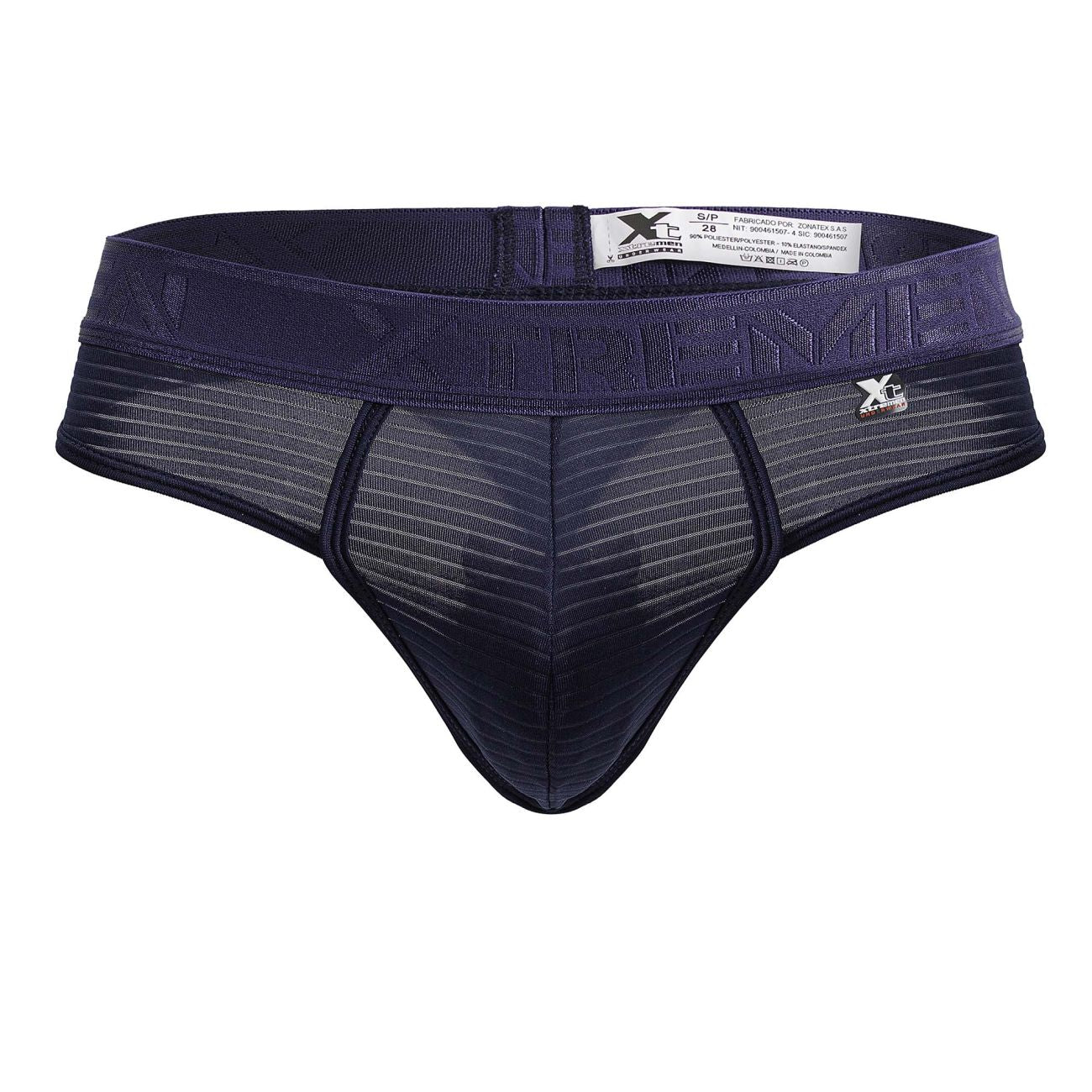 Xtremen 91211B Mikrofaser-Strings, Farbe Marineblau