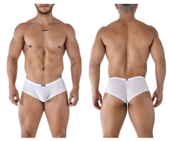 Xtremen 91216B Mikrofaser-Badehose, Farbe: Weiß