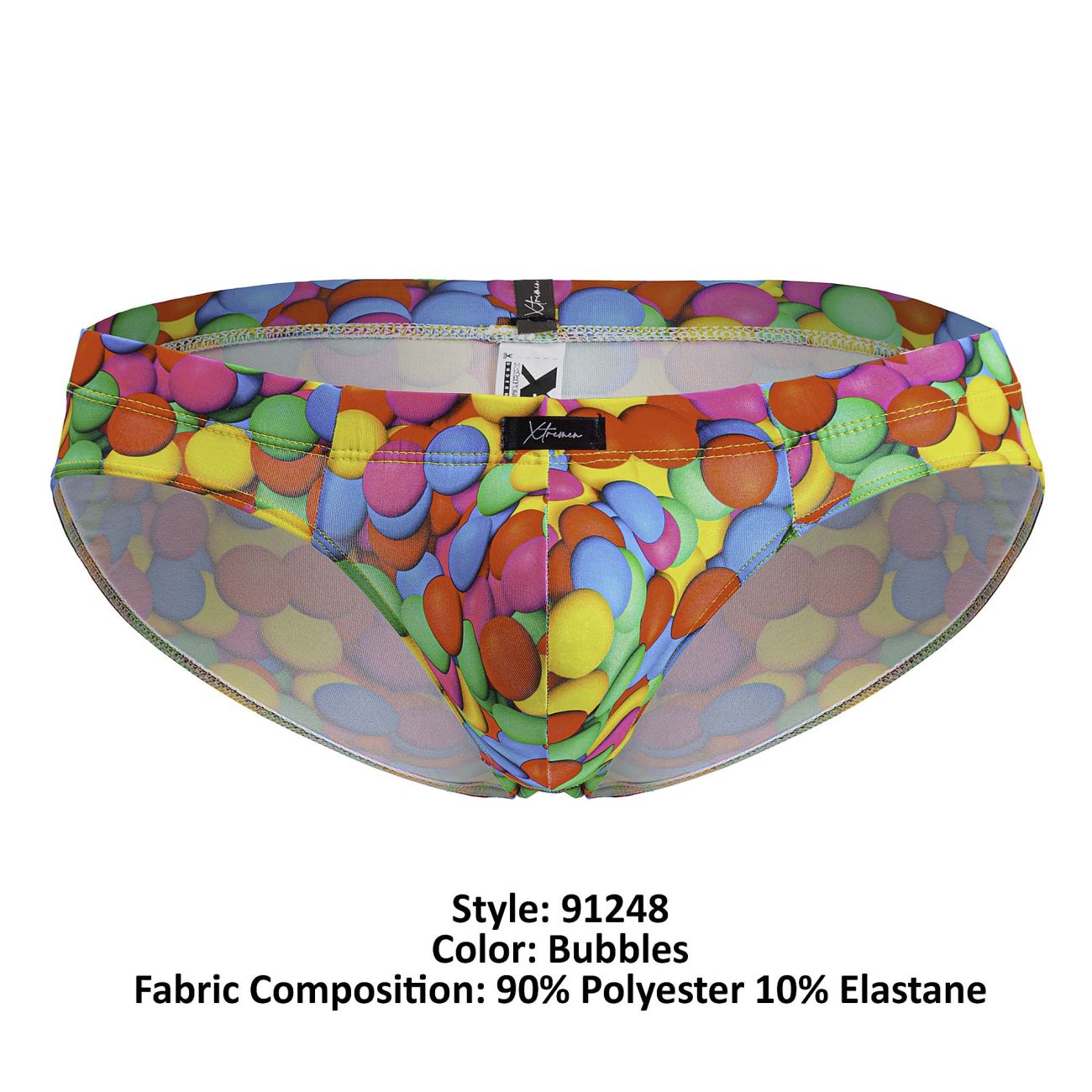 Xtremen 91248 Bedruckte Slips Color Bubbles