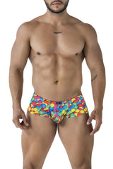 Boxer imprimé Xtremen 91249 à bulles colorées