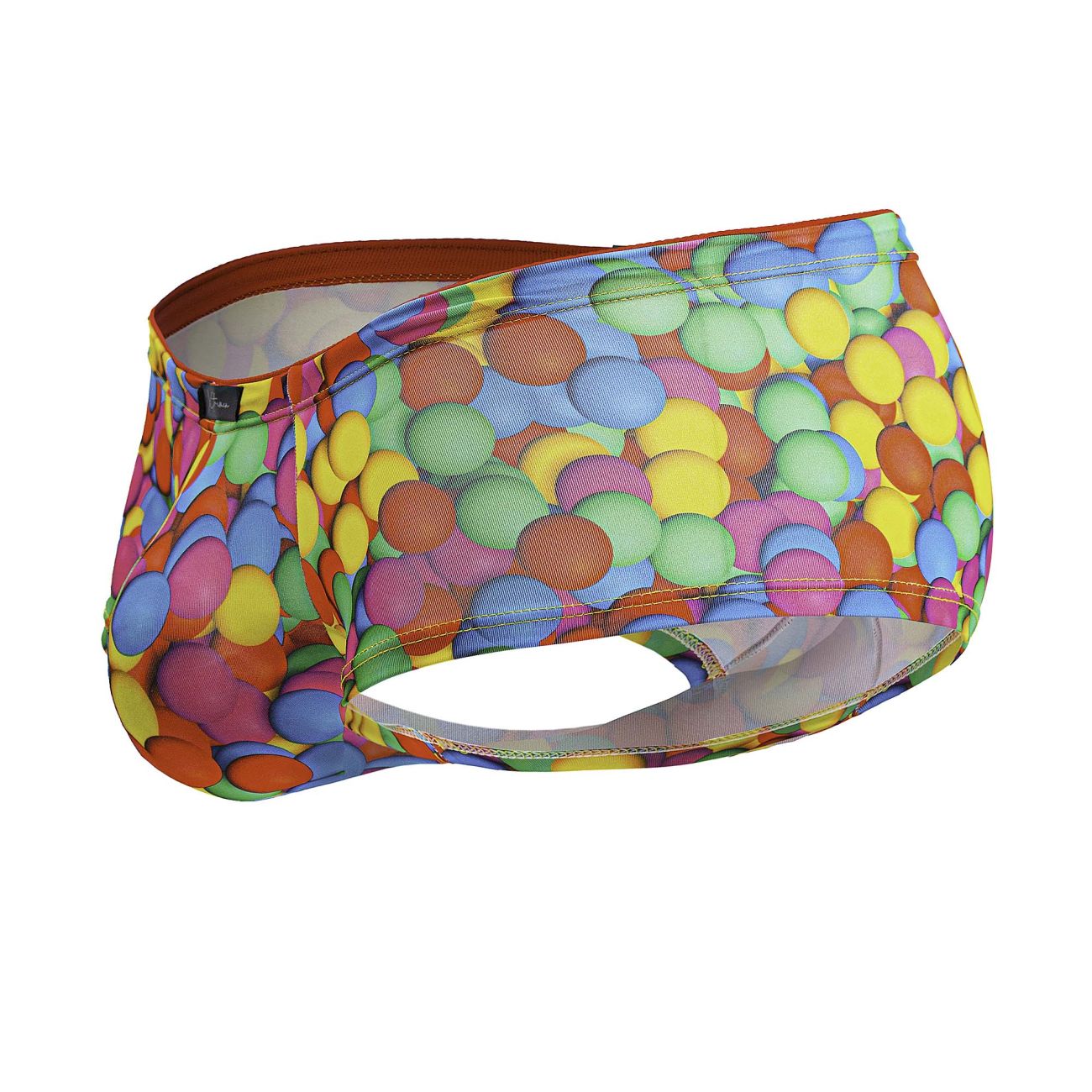 Boxer imprimé Xtremen 91249 à bulles colorées