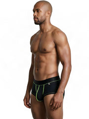 Xtremen 91259 Men's Underwear Sleek Microfiber Trunks Color Black