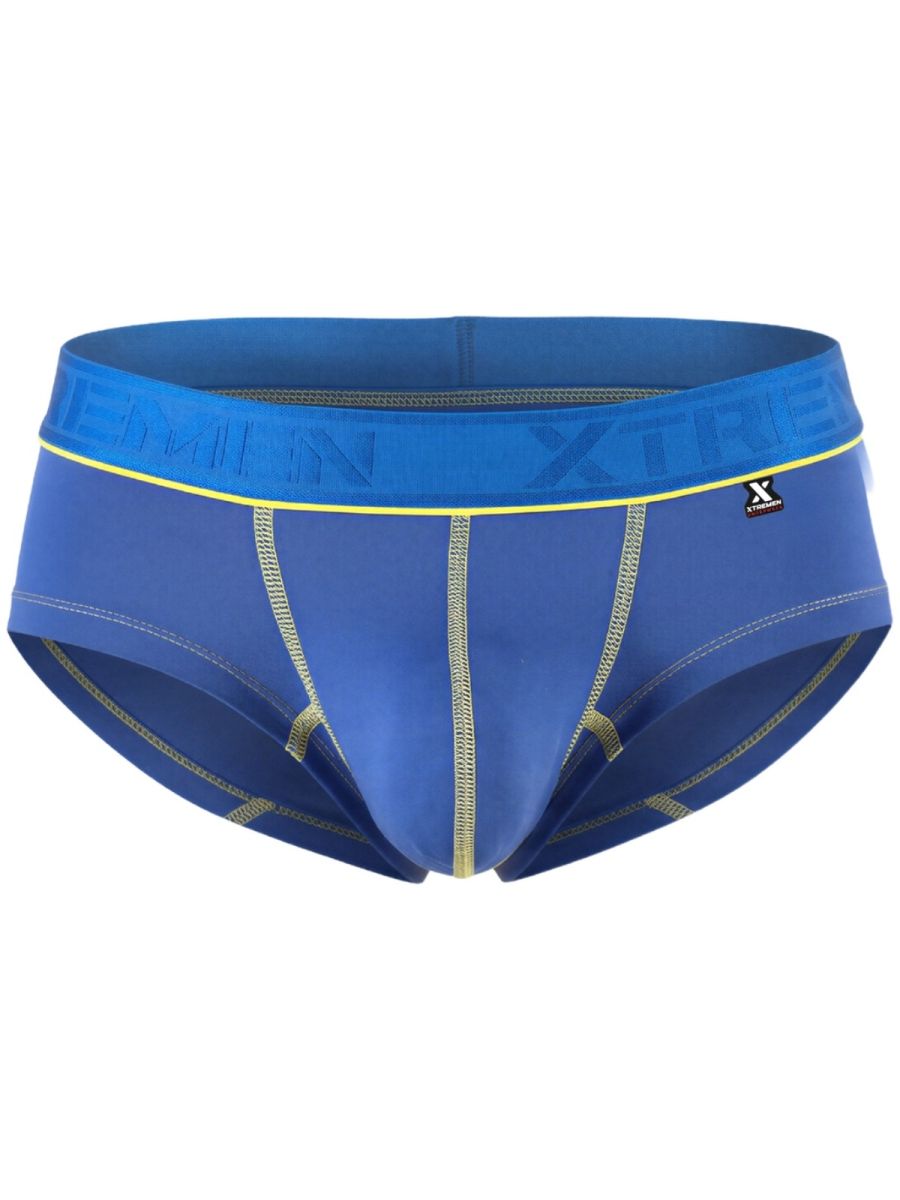 Xtremen 91259 Men's Underwear Sleek Microfiber Trunks Color Royal Blue