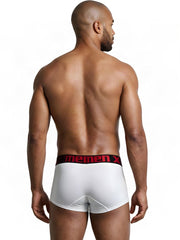 Xtremen 91272 Men's Underwear Sleek Microfiber Trunks Color White