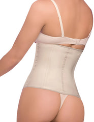 Beige ann chery 2025 latex waist cincher with adjustable straps and smooth supportive design for body shaping
