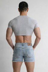 JJ Malibu Herren Muscle-Fit Crop-Shirt - JJ Verse