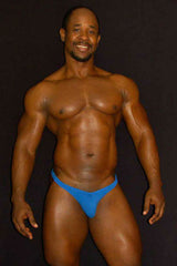 Arroyman Classic Cotton Spandex Thong Underwear Blue STN013 Size L