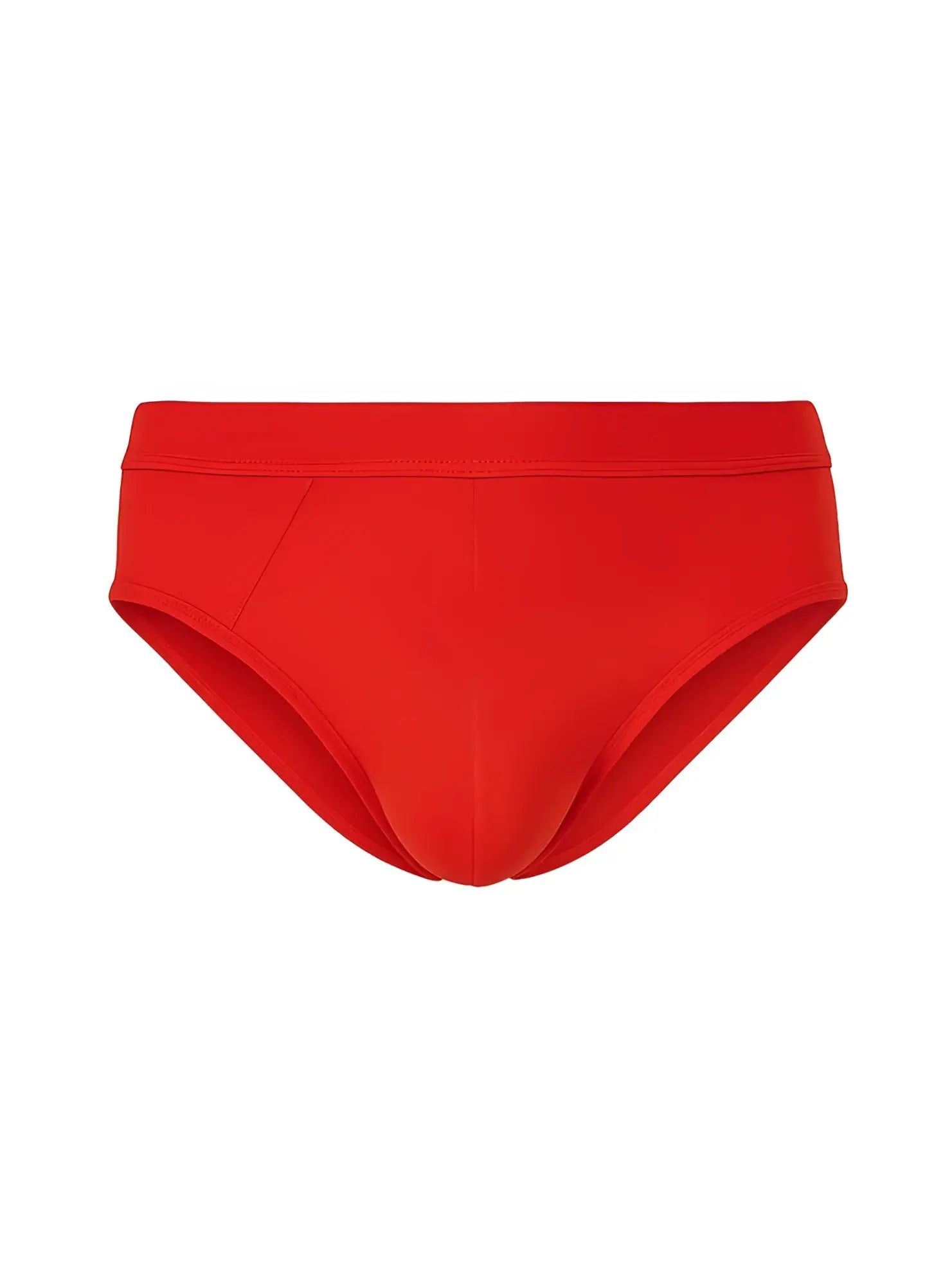 Bright red seamless swim trunks made of cotton from assorted cotton brief 4 pieces pack for comfortable wear