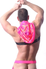 Hurenhaftigkeit Pailletten-Kapuzengeschirr