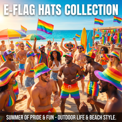 Generated editorial banner for E-FLAG Hats collection