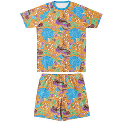 Maris Equi Batik Shorts and Top Set For Men