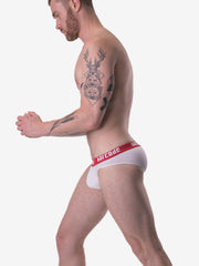 Barcode Berlin Oschi Brief Unterhose weiß/rot 91427-201 Gr. M