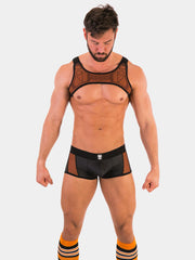 Barcode Berlin Mario Harness Black/Neon Orange 91584-128 Size M