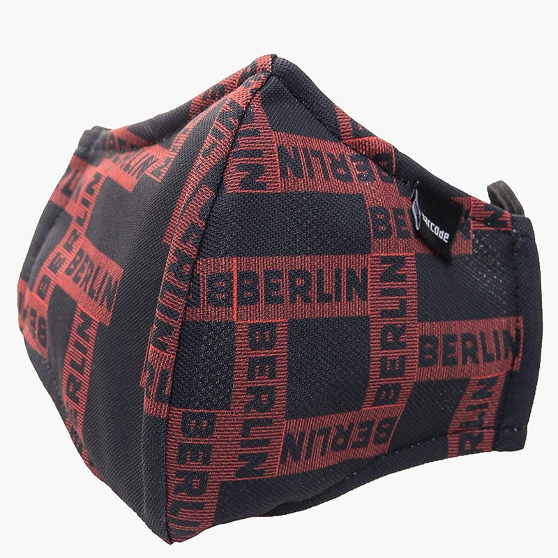 Barcode Berlin Chief Warrant Officer Grayson Unisex Mask Black/Pink 91798-132 Size One Size