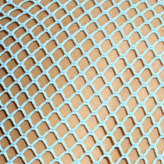 Light blue mesh beachy net tank top with diamond-shaped pattern perfect for casual summer wear
