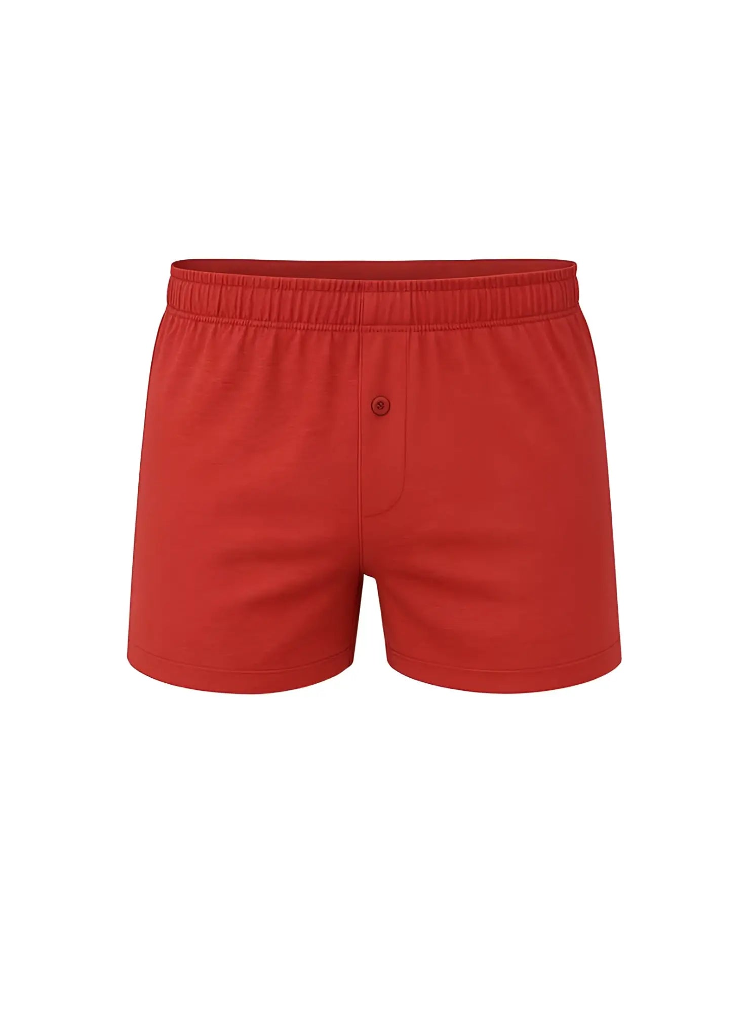 Big mans cotton knit boxer 2 pack red cotton boxer shorts with elastic waistband and single button closure