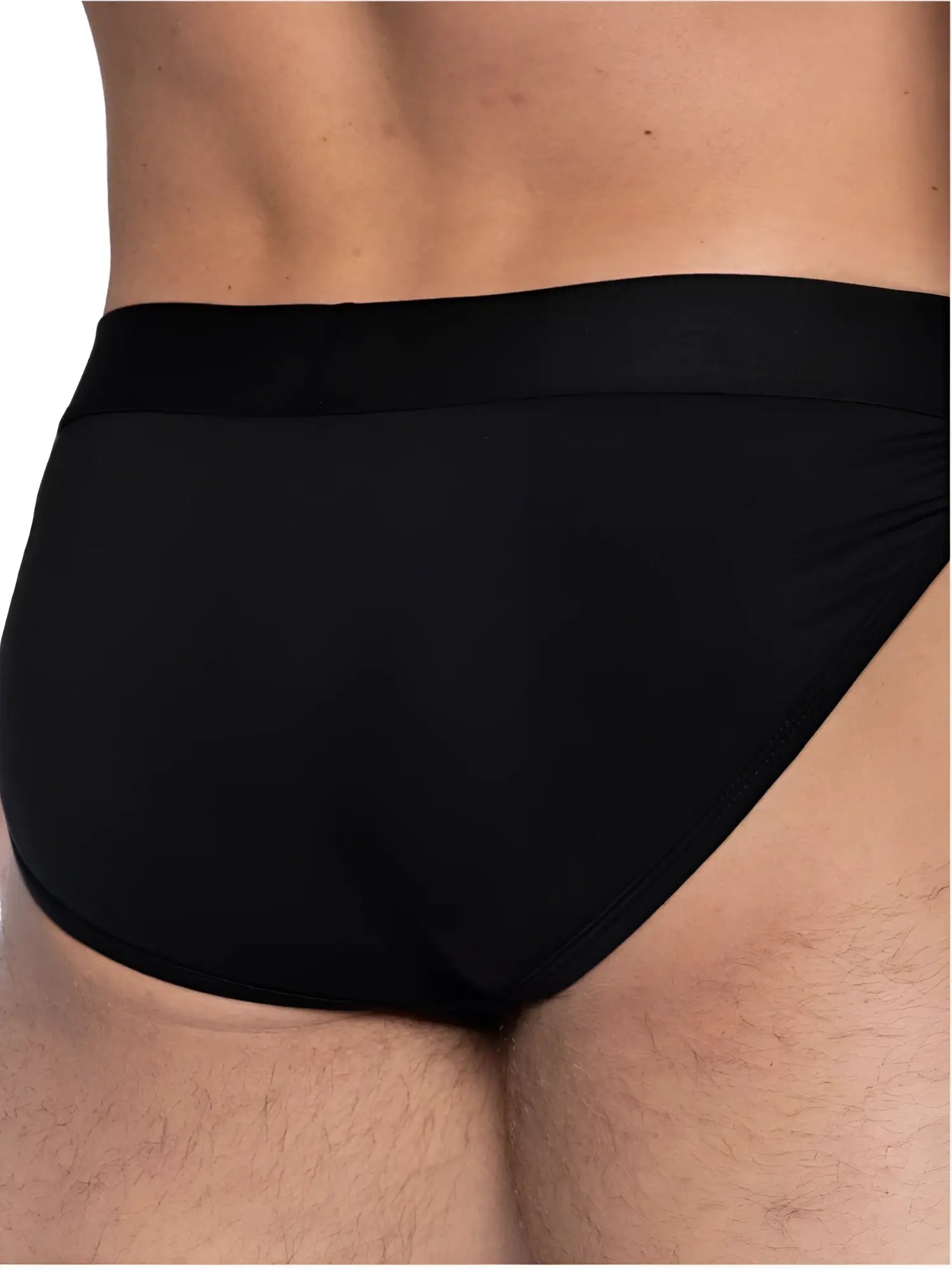 Black bike athletic bas331 active jock brief with smooth seamless fabric and elastic waistband for secure fit
