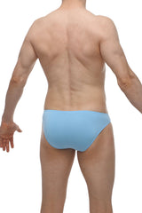 Light blue smooth-textured bamboo briefs bikini colline bamboo blue for comfortable everyday wear