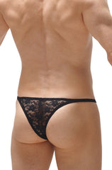 Bikini Plellis Dentelle Noir