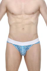 PetitQ Men's Bikini Mega Bulge Reef Blue