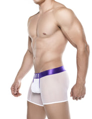 Bitewear Sheer Boxer Brief Underwear White 16110 Size XL