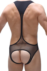 Bodysuit Open Net Black