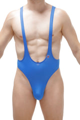 Body String Gonzac Prune Bleu