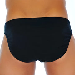Bonds action brief black size 2XL with smooth form-fitting design in soft stretch fabric for comfortable wear