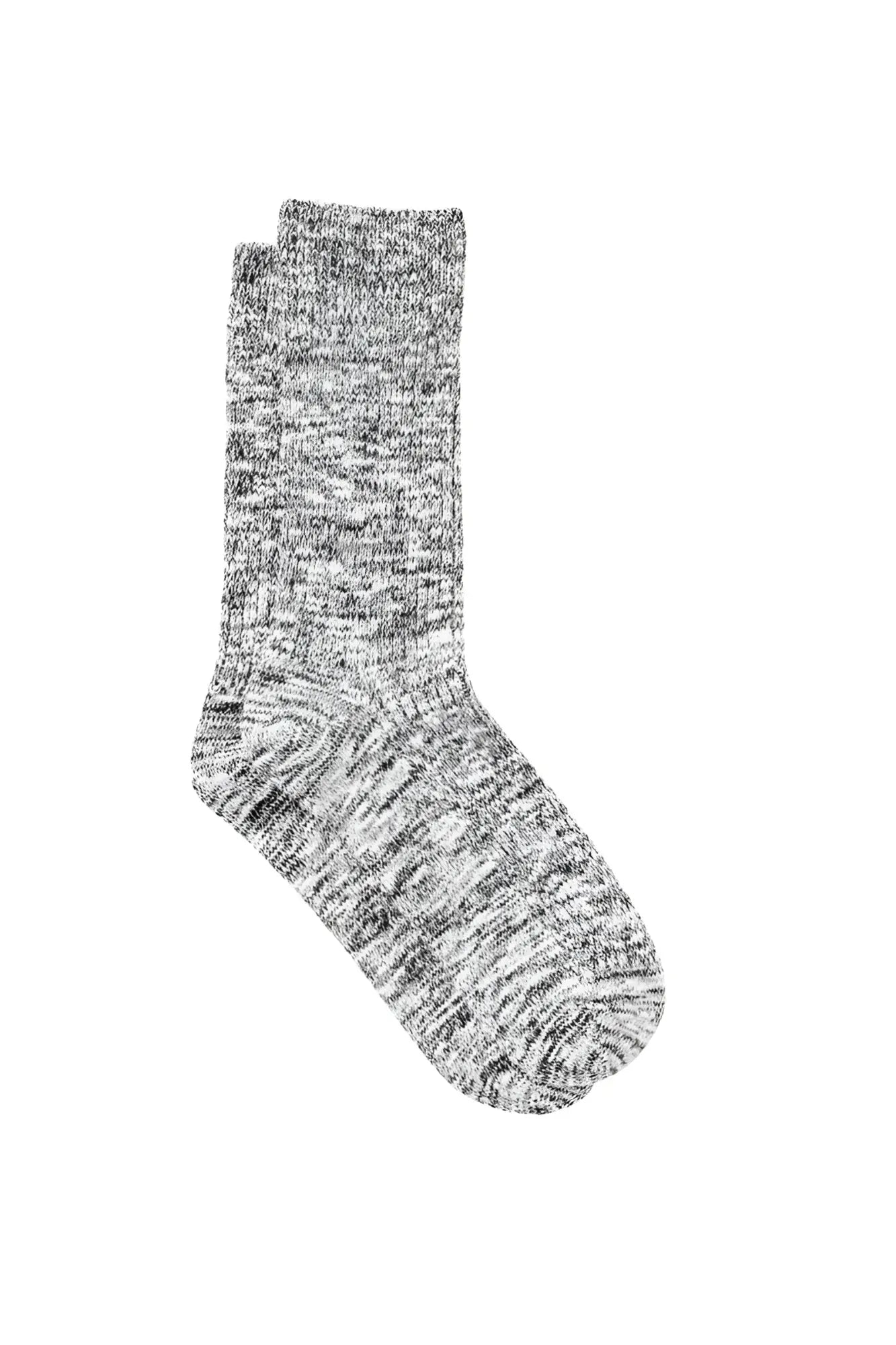 Bonds winter boot crew socks black sized 11-14 in heather gray textured knit with ribbed cuff and toe