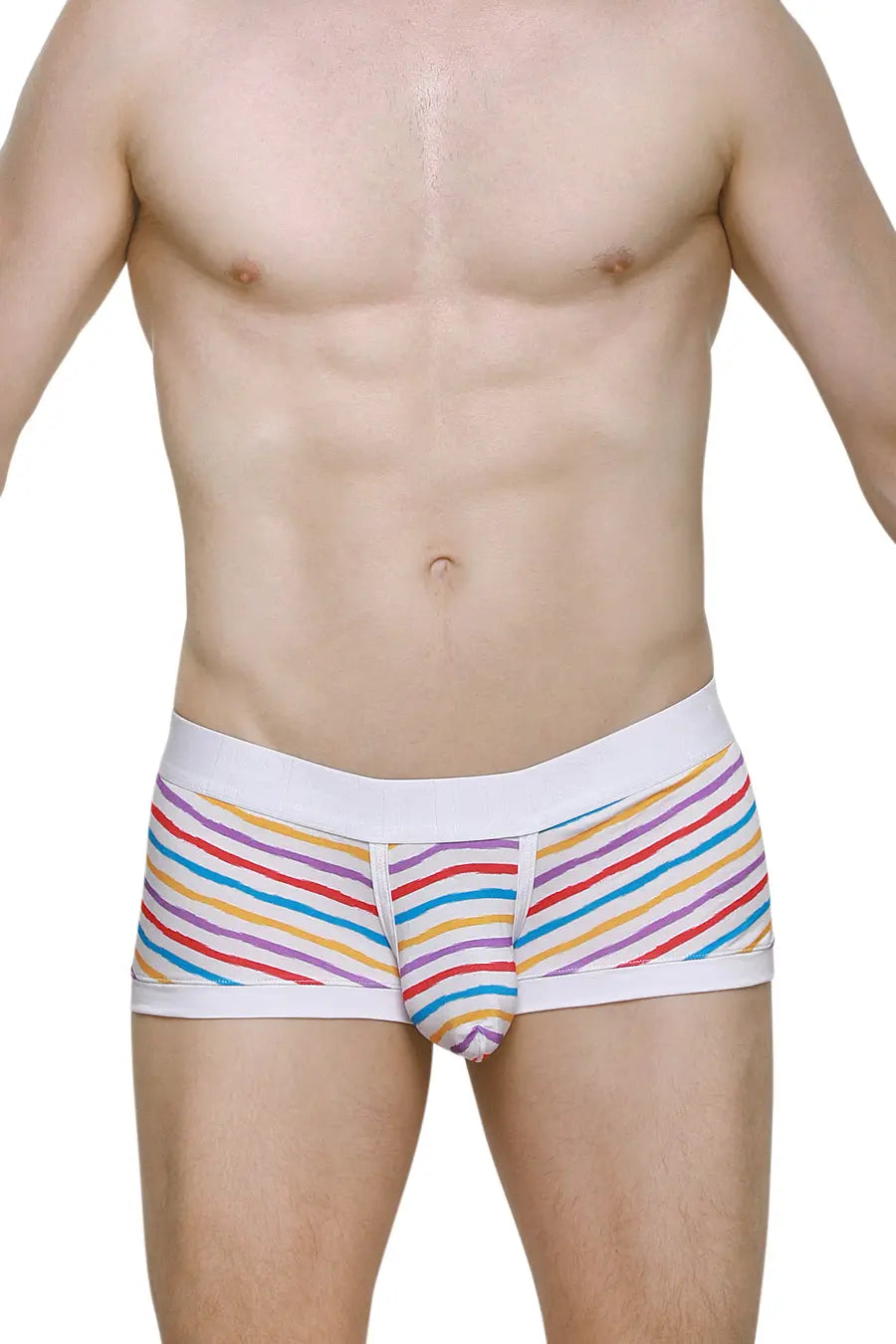 PetitQ Men's Boxer Brief Chill Candy Stripes