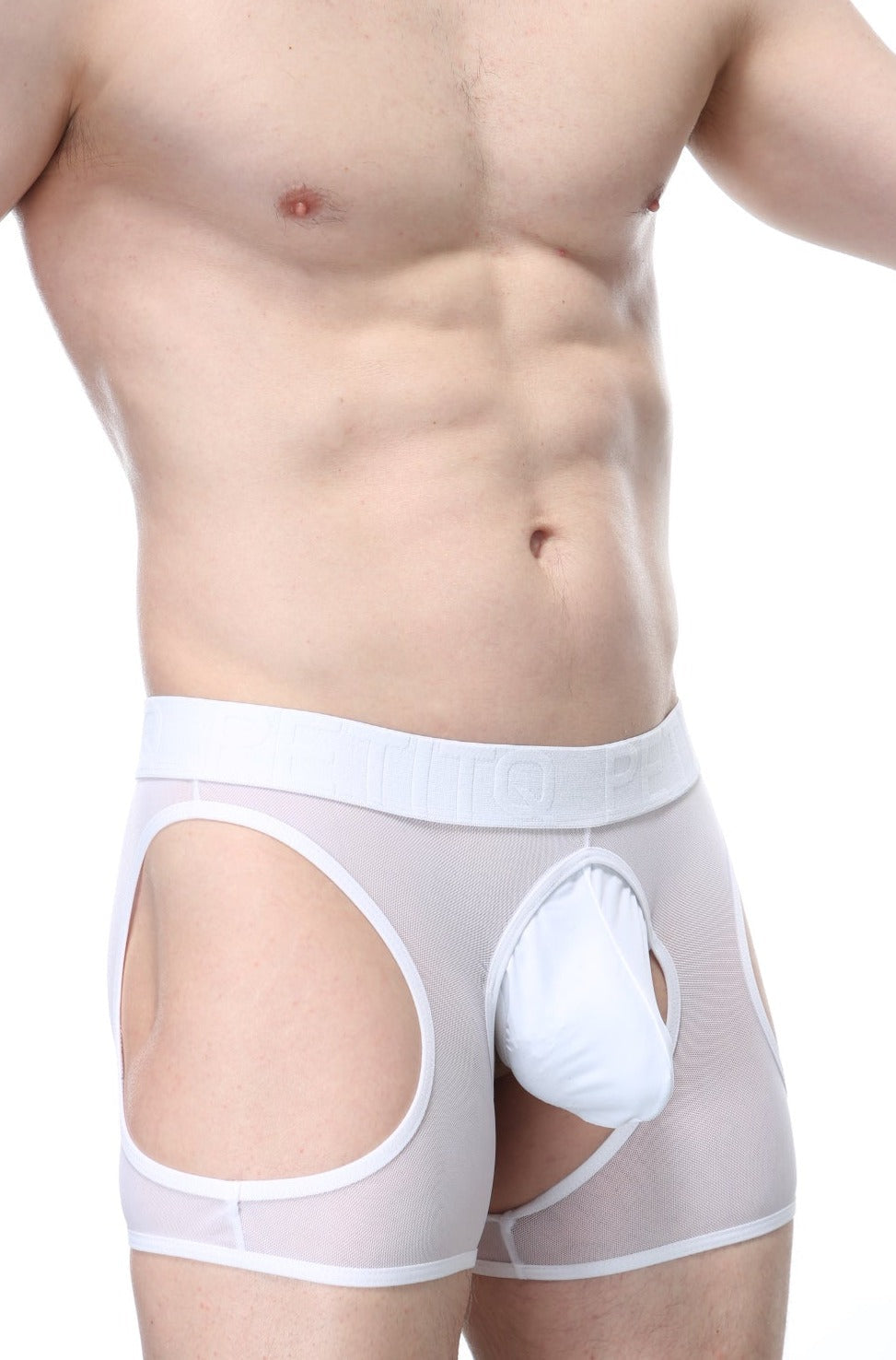 PetitQ Boxer Vey Net White