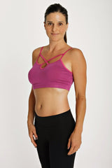 Haut de soutien-gorge (prune)