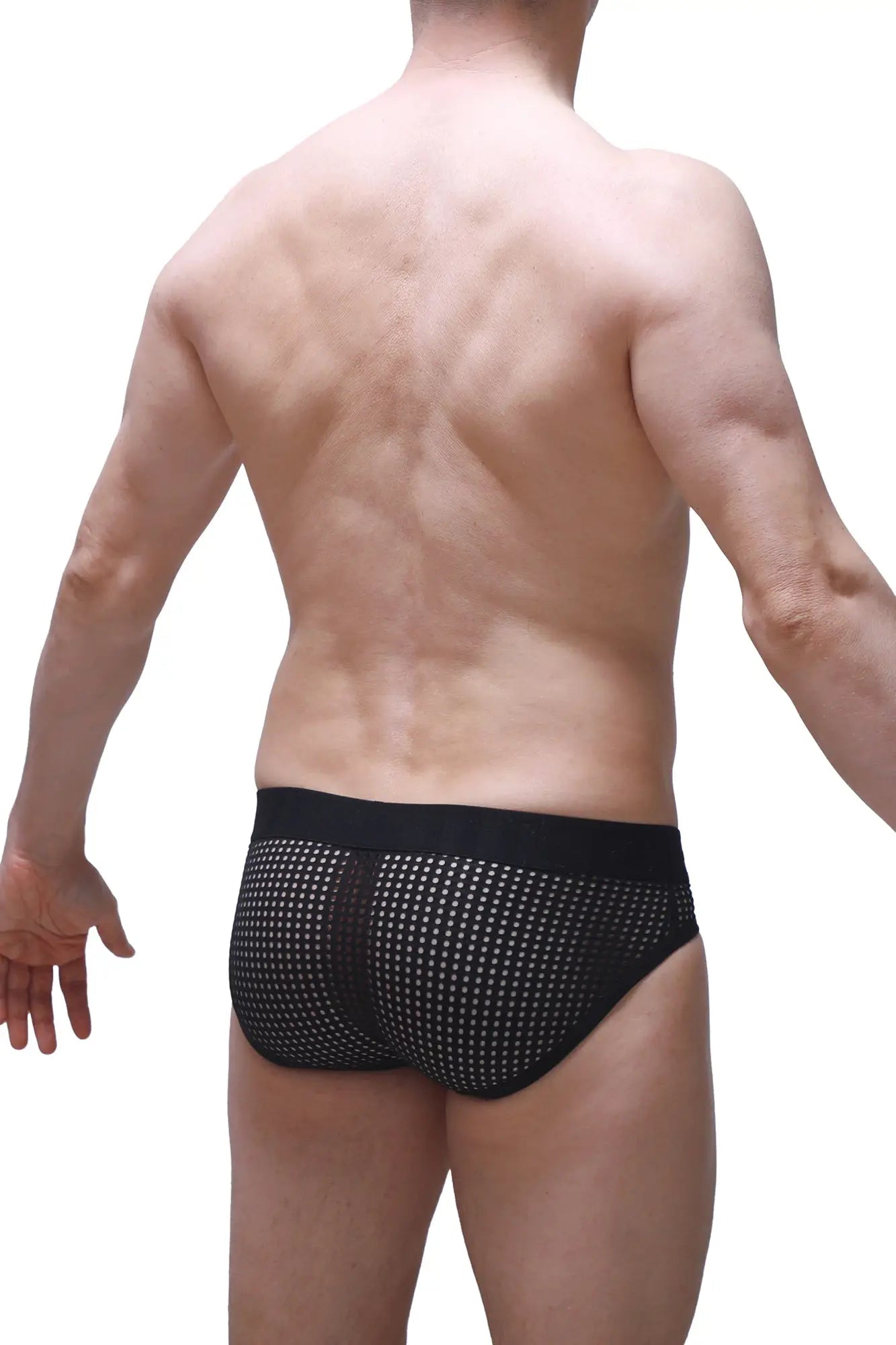 Brief bessey durtol black black mesh briefs with solid black waistband for comfortable everyday wear