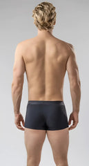 Dark navy brief trunks boxer briefs with a smooth fitted design made for comfortable everyday wear