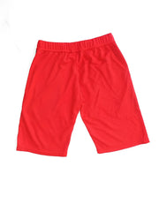 Bullywear 2Skin shorts red in size medium with bright red color elastic waist and smooth fabric texture