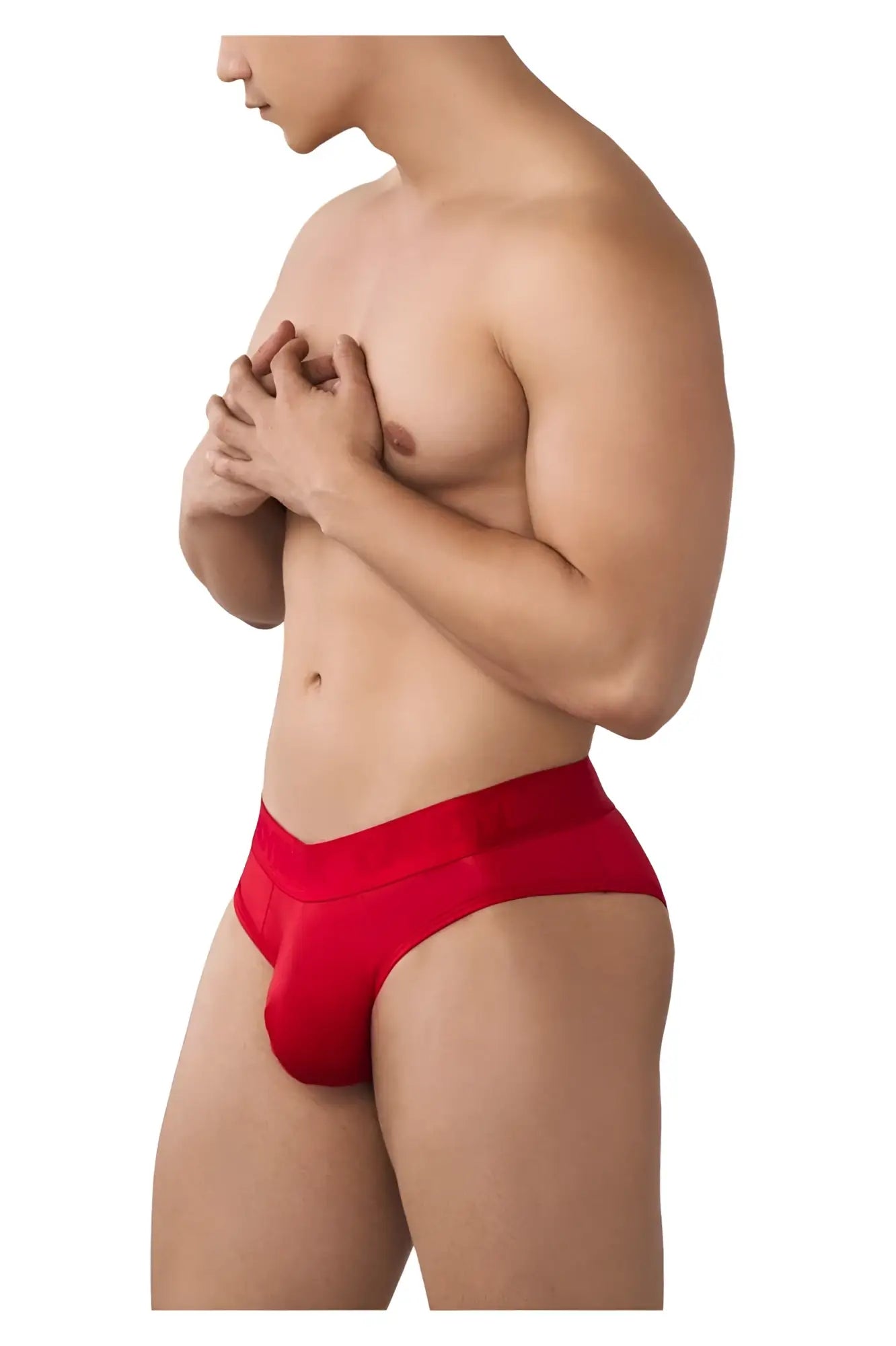Candyman 99641 shorty briefs red athletic brief with smooth form-fitting design for comfortable wear