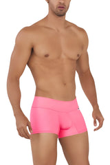 CandyMan 99729 work-n-out trunks in bright pink with high waistband and smooth stretchy fabric