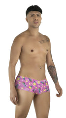 Pink pineapple-patterned candyMan 99922 printed men’s briefs made from soft breathable fabric