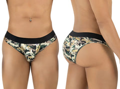 Candyman 99938 briefs in camouflage pattern with black waistband designed for comfortable everyday wear