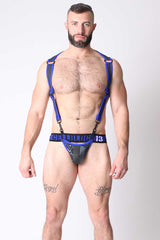 CellBlock 13 Cyber ​​X-Treme Geschirr Blau CBS096 Größe L