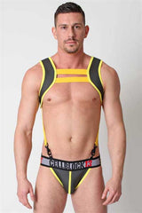 Sous-vêtement en néoprène CellBlock 13 Cobra Jock Strap Jaune CBU066 Taille S