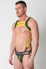 Sous-vêtement en néoprène CellBlock 13 Cobra Jock Strap Jaune CBU066 Taille S