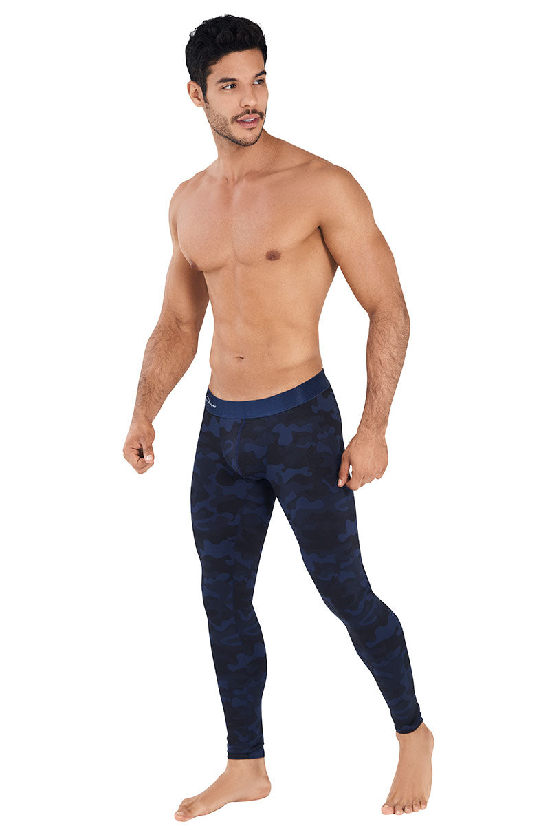 Clever Action Camo Athletic Pants Dark Blue 0427 Size M