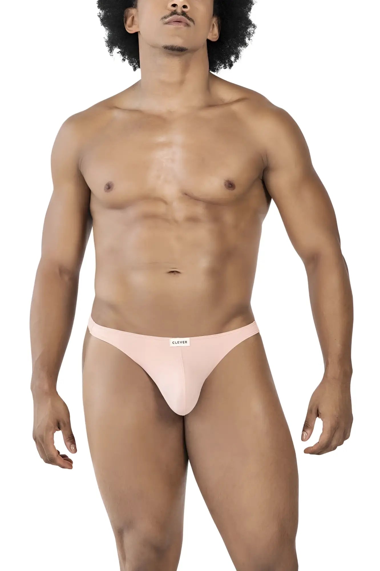 Pink calvin klein briefs with smooth form-fitting design from clever 100007 3pk australian latin thongs set