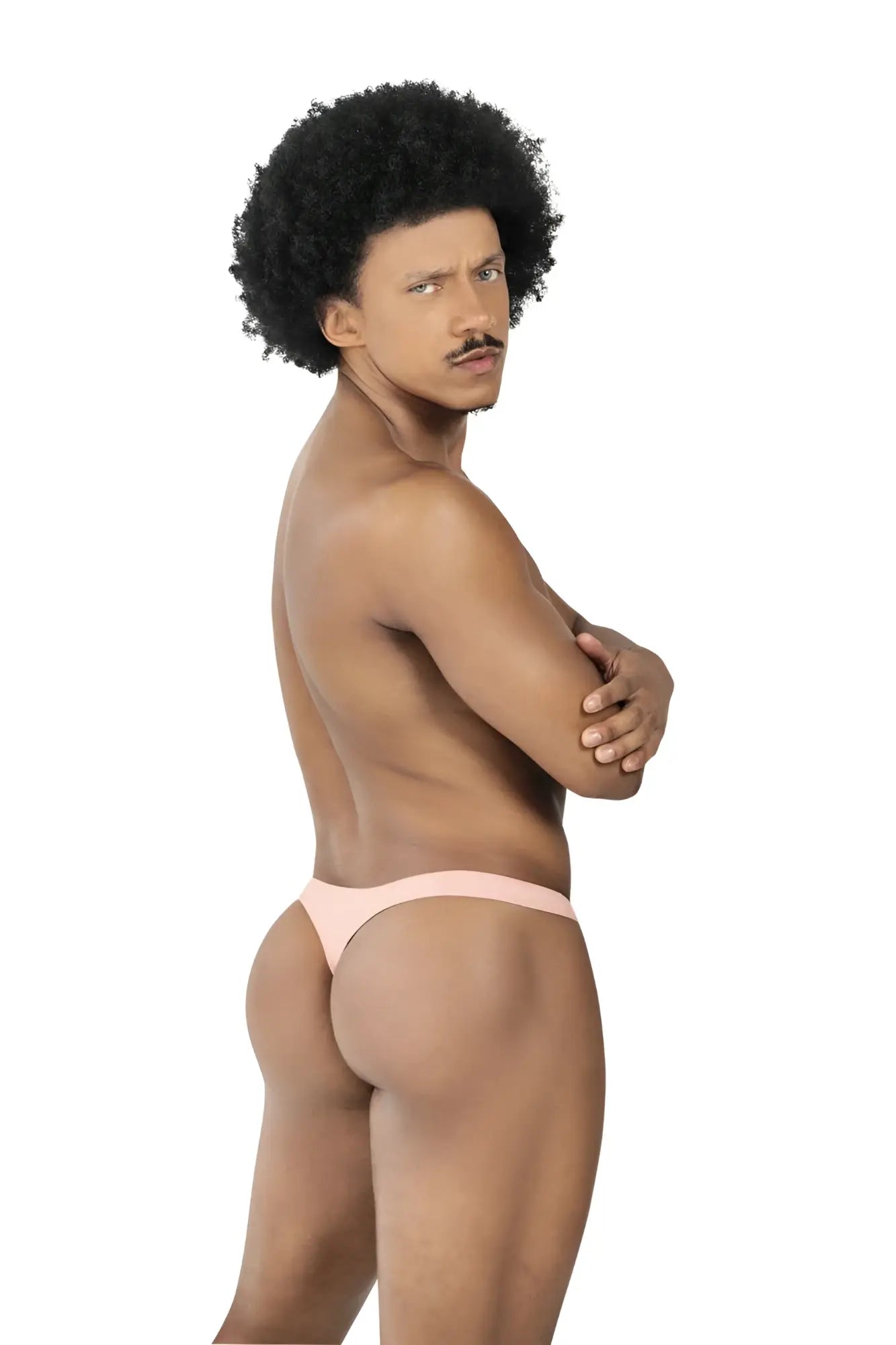 Pink clever australian latin thong underwear made of soft fabric part of green pink and blue 3pk set