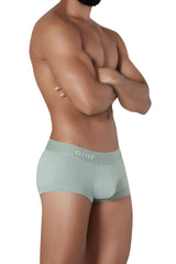 Clever 1306 Tribe trunks in mint green with smooth form fitting fabric and subtle waistband branding