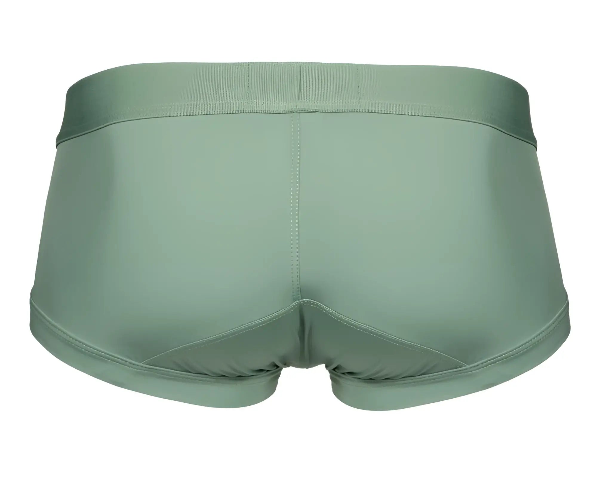 Clever 1306 tribe trunks in green with sleek sage fabric, smooth waistband, and tailored seams for men